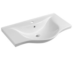 Aqualine Zara 80 Keramické Umyvadlo Nábytkové 79,5x46cm, Bílá