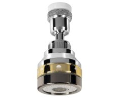 Aqualine Perlátor S Kloubem A Přepínačem, Vnitřní Závit M22x1, Vnější Závit M24x1, Chrom