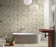 Květinová dlažba Del Conca Deco Studio Wildflowers 60x120 Rett.