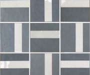 Vzorovaná dlažba Ape Contemporary Nelly Bluestone Matt 15x15 - modrá