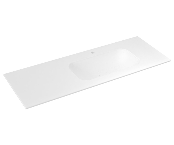 Sapho Aruba Umyvadlo, Rockstone, 180x51,5cm, Pravé, Bílá Mat