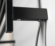 Sapho Elzor Elektrický Sušák Ručníků 500x470 Mm, 60 W, černá Mat
