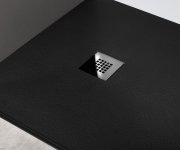 Gelco Mitia Sprchová Vanička Z Litého Mramoru, Obdélník 160x90cm, černá