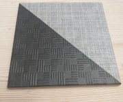 Protiskluzná retro dlažba Equipe Area15 Triangle Grey GRIP 15x15 (1.jakost) (skladem)