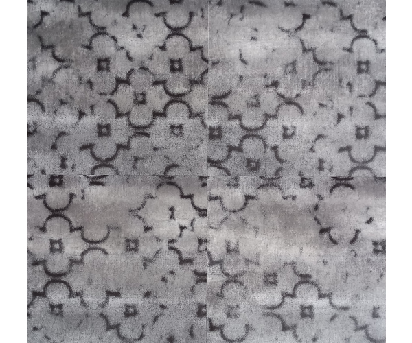 Dlažba jako beton Gigacer Krea Patchwork A Snow(Chain) MIX 60x60 4,8mm Rett. (skladem)