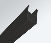 Sprchové dveře Pivot PDOP1 - PDOP1 90, černá+transparent 03G70300Z1