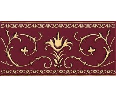 Petracers Grand Elegance Gold Narciso-A oro su Bordeaux 10x20