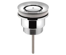 Sapho Umyvadlová Výpust 5/4“, Neuzavíratelná, Design Zátka, 3-65mm, Chrom