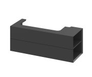 SD Lite 120 L/P skříňka pod umyvadlo - SD Lite 120 P skříňka pod umyvadlo černá matná X000001892