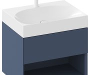 Umyvadlo Lite 45 / 60 / 80, s otvorem pro baterii, bez přepadu - Umyvadlo Lite 60, s otvorem pro baterii, bez přepadu XJX01260004