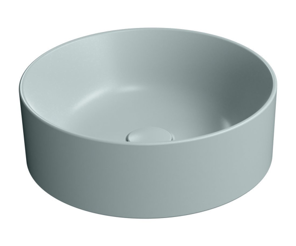 Gsi Kube X Keramické Umyvadlo Na Desku, Průměr 40cm, Ghiaccio Mat