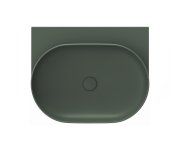 Umyvadlo Yard 60 bez otvoru - Umyvadlo Yard 60, bez otvoru pro baterii, bez přepadu, Grey Green XJX08060000