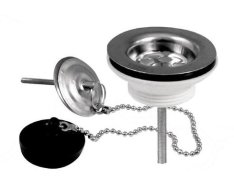 Pileta Umyvadlová - Bez Sifonu, 5/4" S Nerezovou Mřížkou, Zátkou A řetízkem