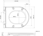 Isvea Infinity Wc Sedátko, Slim, Soft Close, Easy Take, Zelená Mint