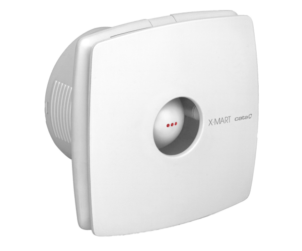 Cata X-mart 10t Koupelnový Ventilátor Axiální S časovačem, 15w, Potrubí 100mm, Bílá