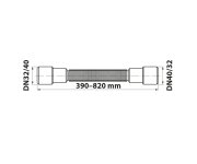 Bruckner Flexi Dopojení Dn40/32-dn32/40