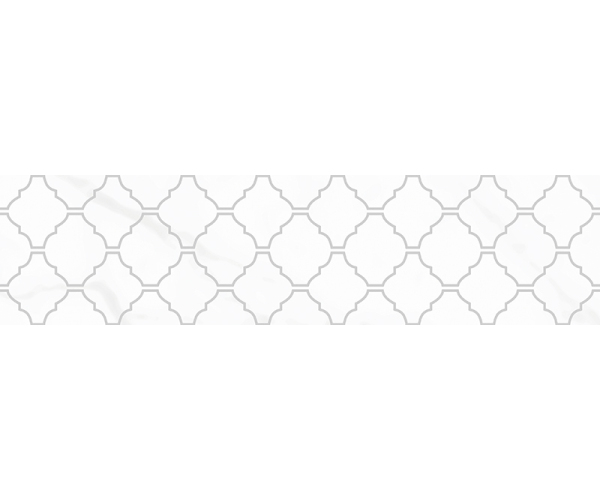 Dekor jako kámen EdimaxAstor Concert Silver Provence White 10x40 Matt. - bílá