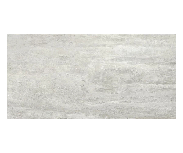 Dlažba jako mramor APE Wabi Sabi Travertino Silver 30x60 Matt Rett. - šedá