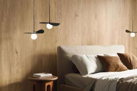 Velkoformátový obklad Flaviker Four Seasons Honey 120x280 a dlažba Rebel Bronze 60x120