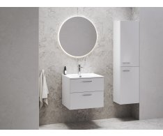 Skříňka Chrome II pod umyvadlo - SD Chrome II 70 skříňka pod umyvadlo bílá, madla chrom
