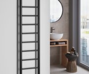 Sapho Dina Otopné Těleso 300x1380 Mm, černá Mat
