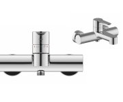 Vanová nástěnná baterie Puri - PU 022.00CR Vanová nástěnná baterie bez sprchového setu, chrom X070115
