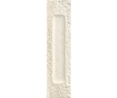 Marca Corona Miniature Fornace Formella Bianco Minerale 6x24