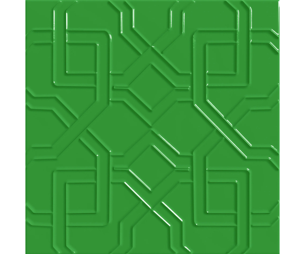 Dekor 41zero42 Superclassica SCB Path Verde 15x15 - zelená