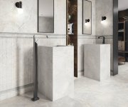 Obklad jako mramor APE Augustus Cenefa Pearl 10X30 - bílá