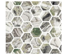 Fioranese Sound of Marbles Mosaico EXA Screziato Vivace 30x30 Luc. Rett.