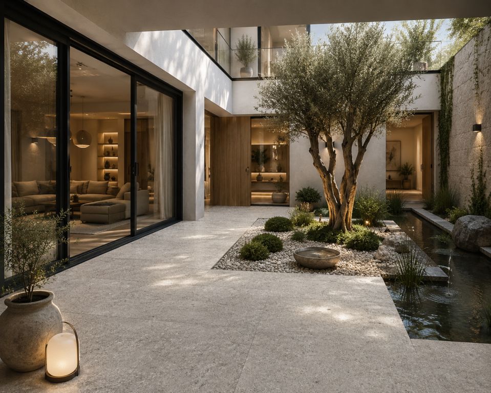 Realizace Relax zóna s dlažbou Gardenia La Geoteca Vicenza 
