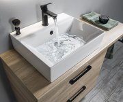 Aqualine Vega Sestava Koupelnového Nábytku, š. 125 Cm, Dub Platin