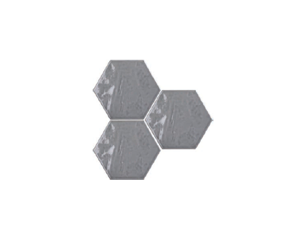 Obklad Tonalite Exabright Esagona Grigio 15,3x17,5 - šedá