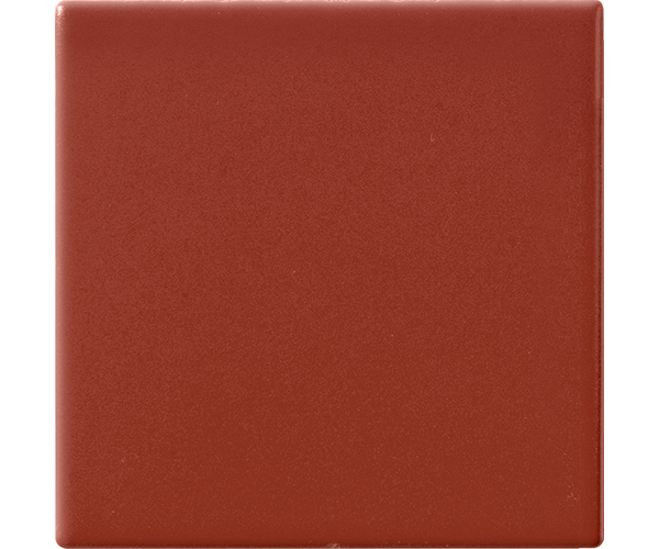 Dlažba CE.SI I Colori Vermiglio 10x10 Matt. - cihlová