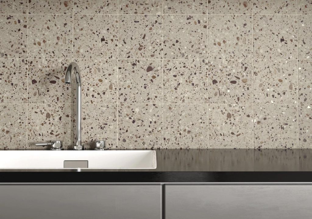 Realizace Aleluia Dandy Beige - elegantní imitace Terazza