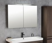 Sapho Greta Galerka S Led Osvětlením, 81x70x14cm, černá Mat