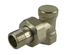 Klum šroubení Radiátorové Uzavíratelné, Rohové, 1/2"
