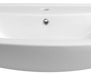 Aqualine Zero 86 Keramické Umyvadlo Nábytkové 86x50cm, Bílá