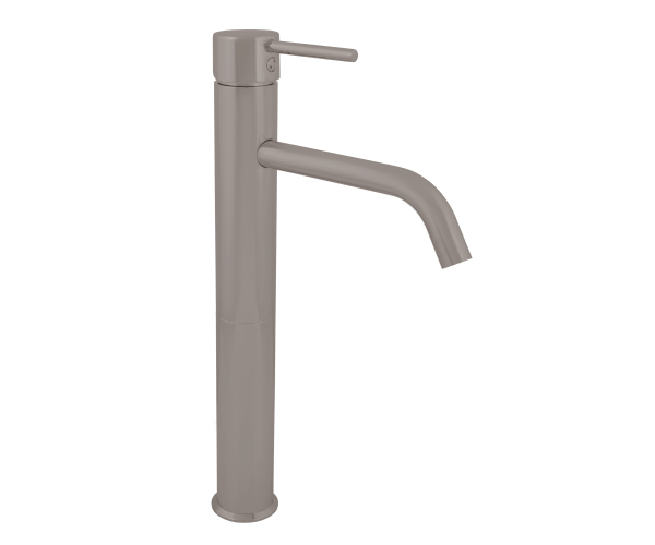 Umyvadlová vysoká baterie bez výpusti SEINA METAL GREY - lesklá 3/8" SE923.0MGL