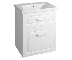 Aqualine Favolo Umyvadlová Skříňka 57x72,5x44,6cm, Bílá Mat