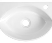 Aqualine Liza Keramické Umývátko 40x27cm, Bílá