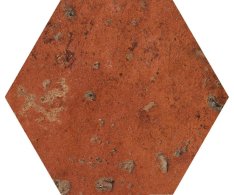 CIR Cotto del Campiano Rosso Siena esagona  15,8x18,3