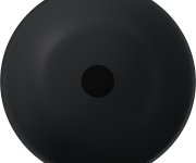 Polysan Banera Round Umyvadlo Na Desku, Litý Mramor, Průměr 39cm, Antracit Mat
