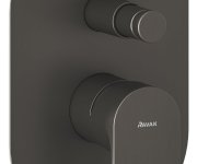 Podomítková baterie Eleganta, s automatickým přepínačem - EL 061.20GB.O2 Podomítková baterie 2-cestná s tělesem, grafit kartáčovaný X070335