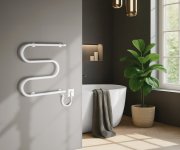 Aqualine Vipe Elektrický Sušák Ručníků, 500x500mm, 59w, Bílý