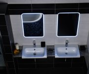 Sapho Float Zrcadlo S Led Podsvícením 60x80cm, Bílá