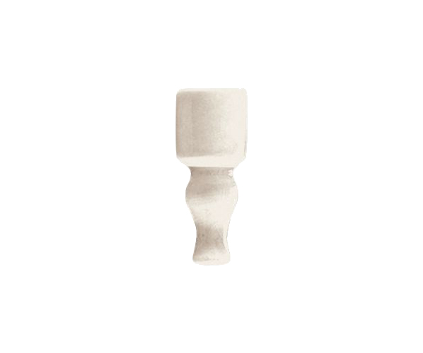 Grazia Venice Ang. Finale White Craquele 2x6,5 - bílá