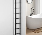 Sapho Dina Otopné Těleso 250x1680mm, černá Mat