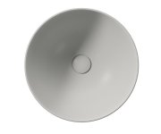 Gsi Pura Keramické Umyvadlo Na Desku Vysoké, Průměr 42cm, Cenere Mat