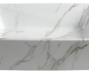 Sapho Dalma Keramické Umyvadlo Na Desku, 48x38cm, Carrara